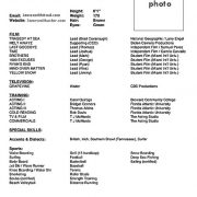 Acting CV 101: Beginner Acting Resume Example Template